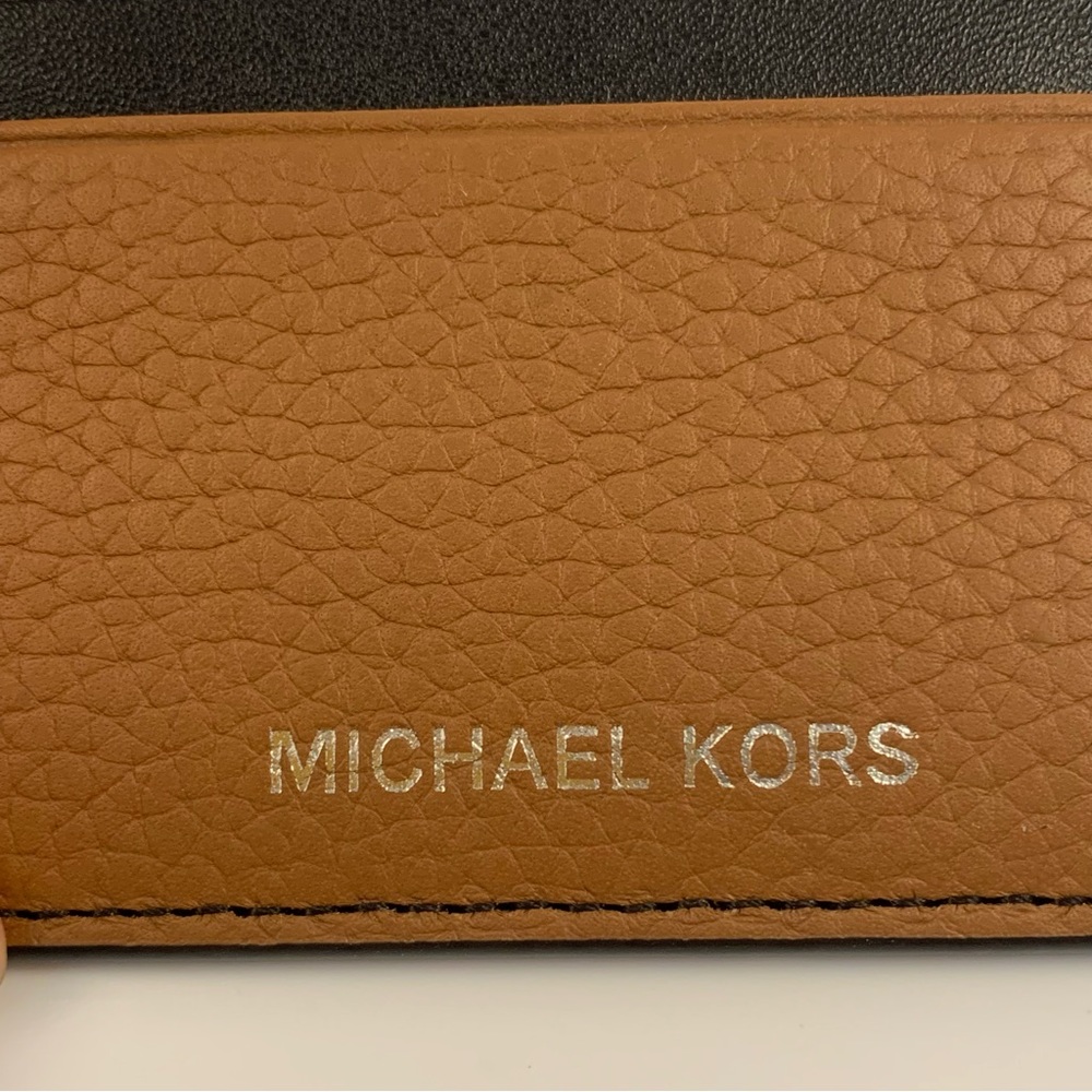 Michael Kors Cooper Pebbled Leather Tall Card Case - Picture 8 of 10